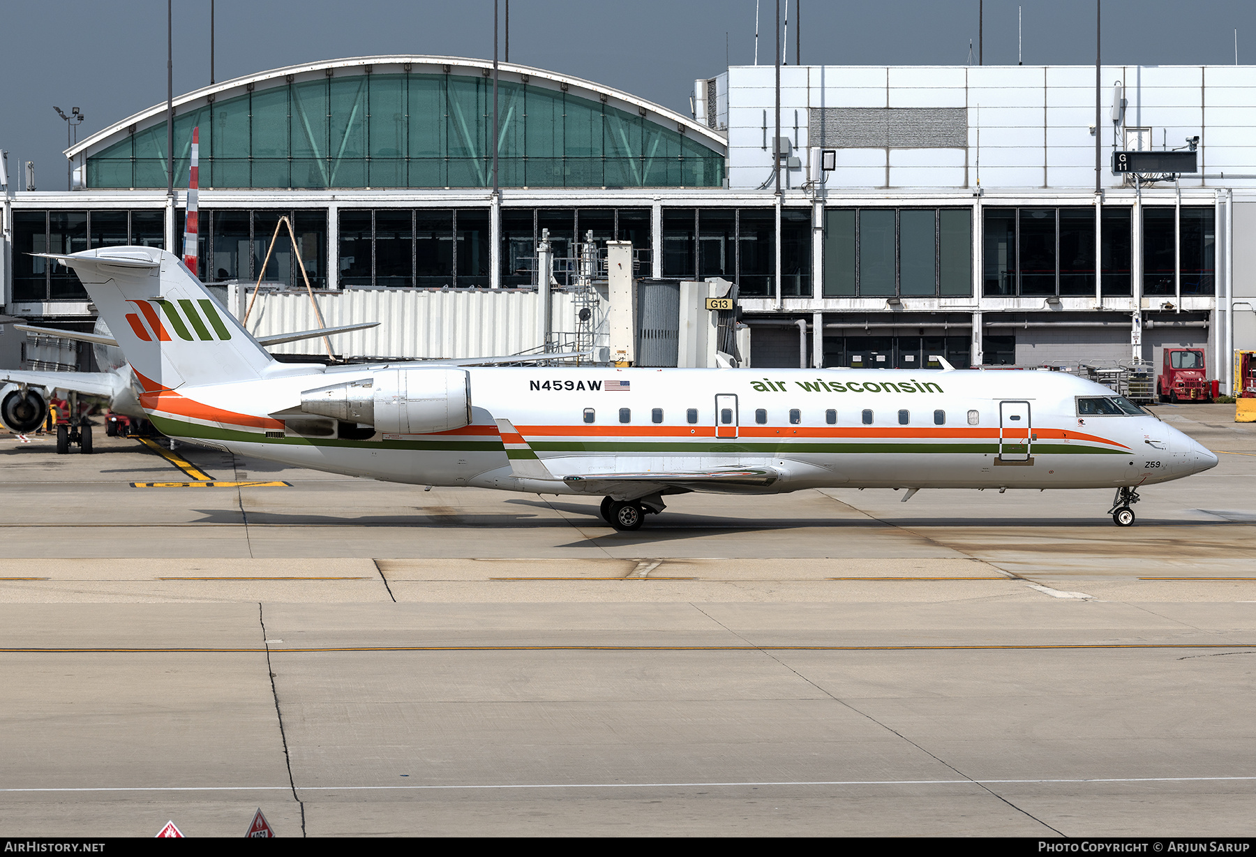 Aircraft Photo of N459AW | Bombardier CRJ-200LR (CL-600-2B19) | Air Wisconsin | AirHistory.net #773652