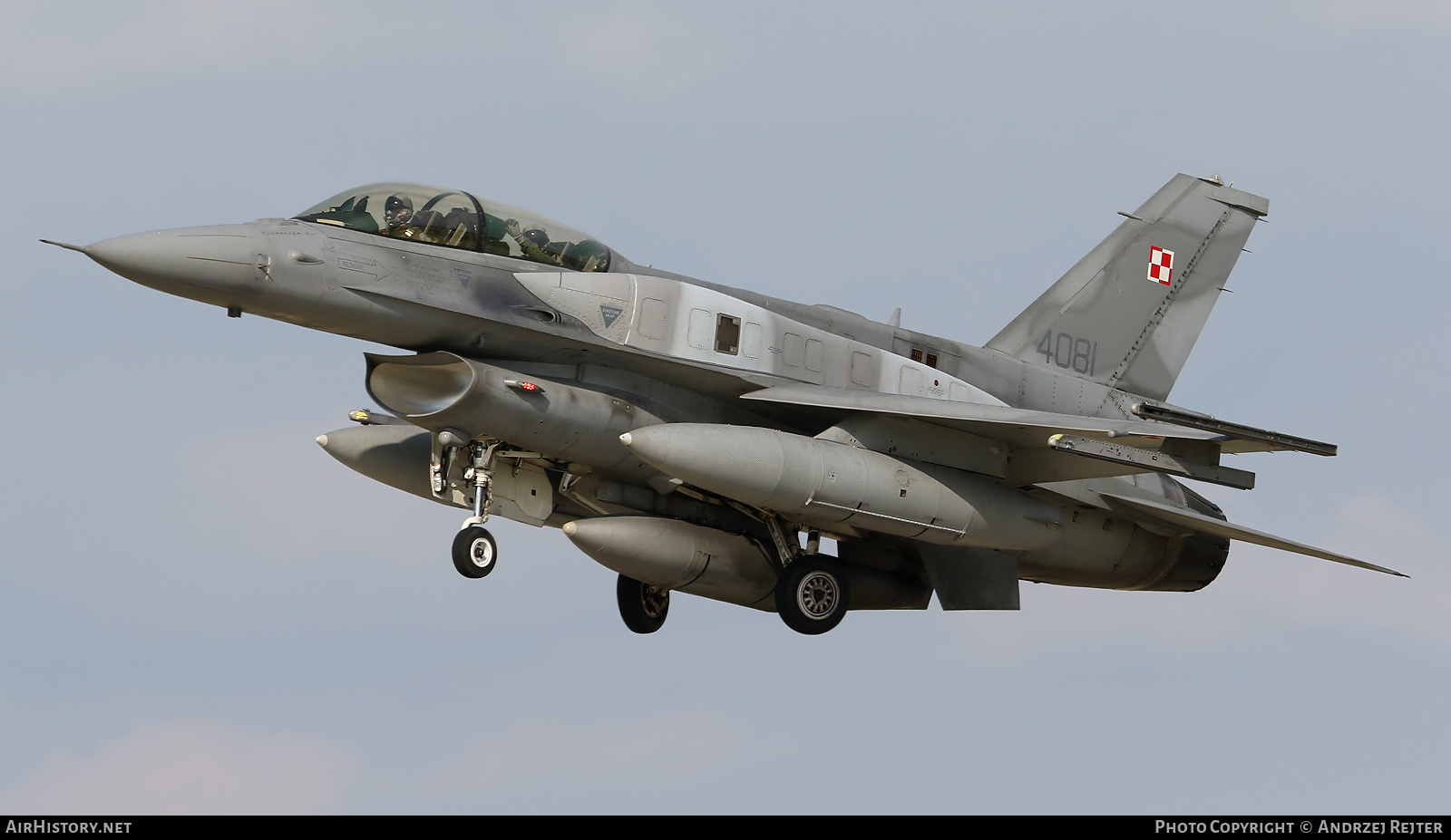 Aircraft Photo of 4081 | Lockheed Martin F-16DJ Fighting Falcon | Poland - Air Force | AirHistory.net #773672