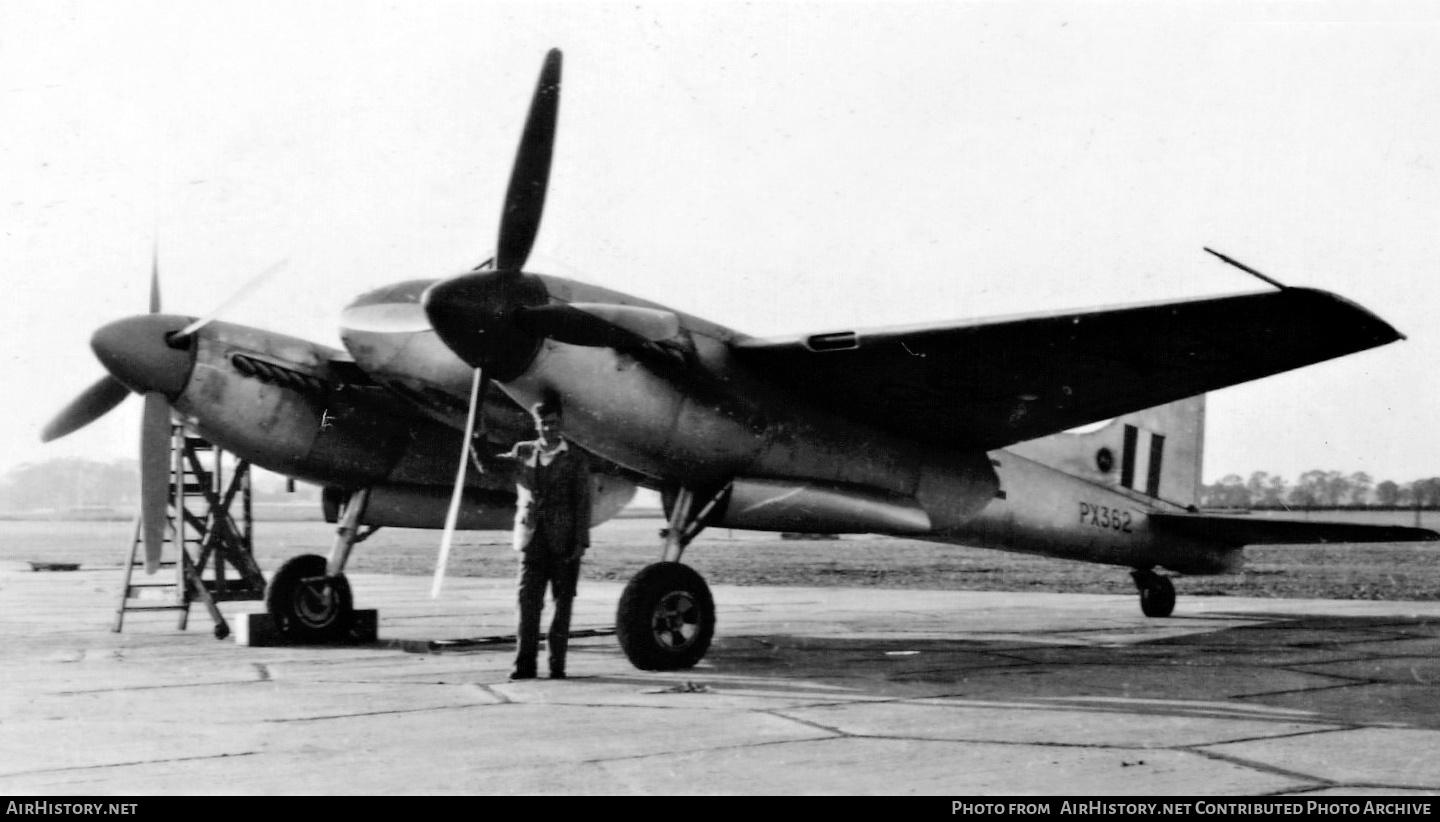 Aircraft Photo of PX362 | De Havilland D.H. 103 Hornet F3 | UK - Air Force | AirHistory.net #773681