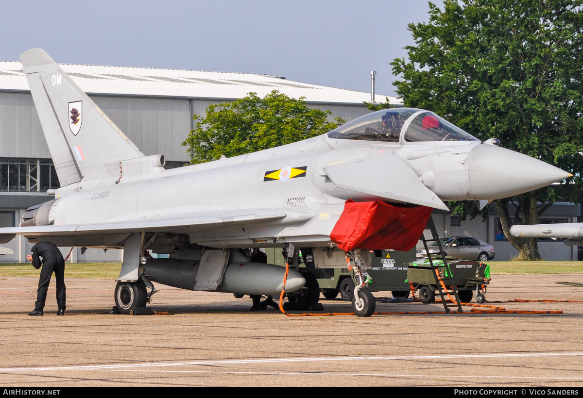 Aircraft Photo of ZJ923 | Eurofighter EF-2000 Typhoon FGR4 | UK - Air Force | AirHistory.net #773689