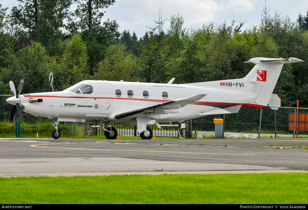 Aircraft Photo of HB-FVI | Pilatus PC-12NG (PC-12/47E) | Sauber F1 Team | AirHistory.net #773699