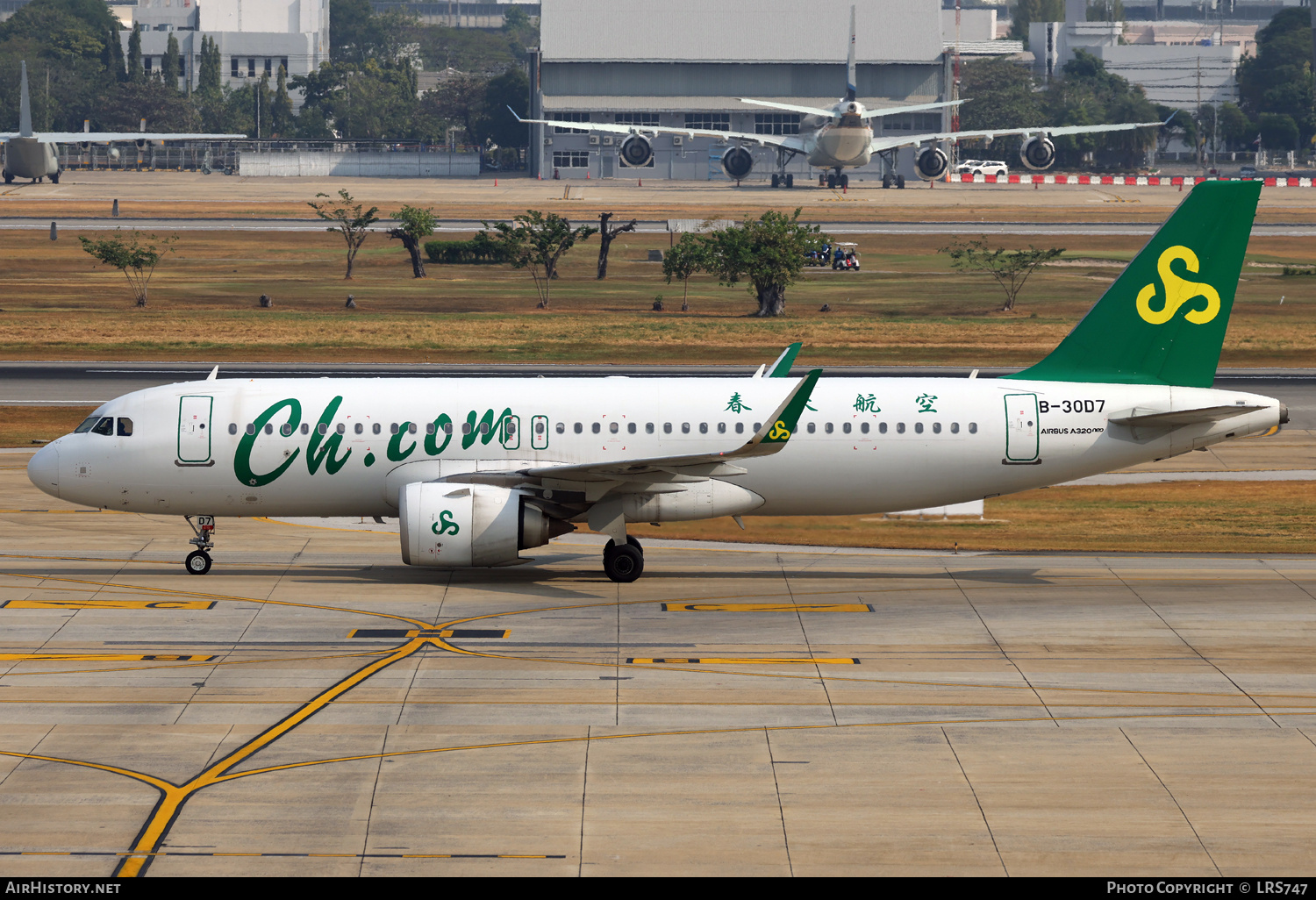 Aircraft Photo of B-30D7 | Airbus A320-251N | Spring Airlines | AirHistory.net #773725