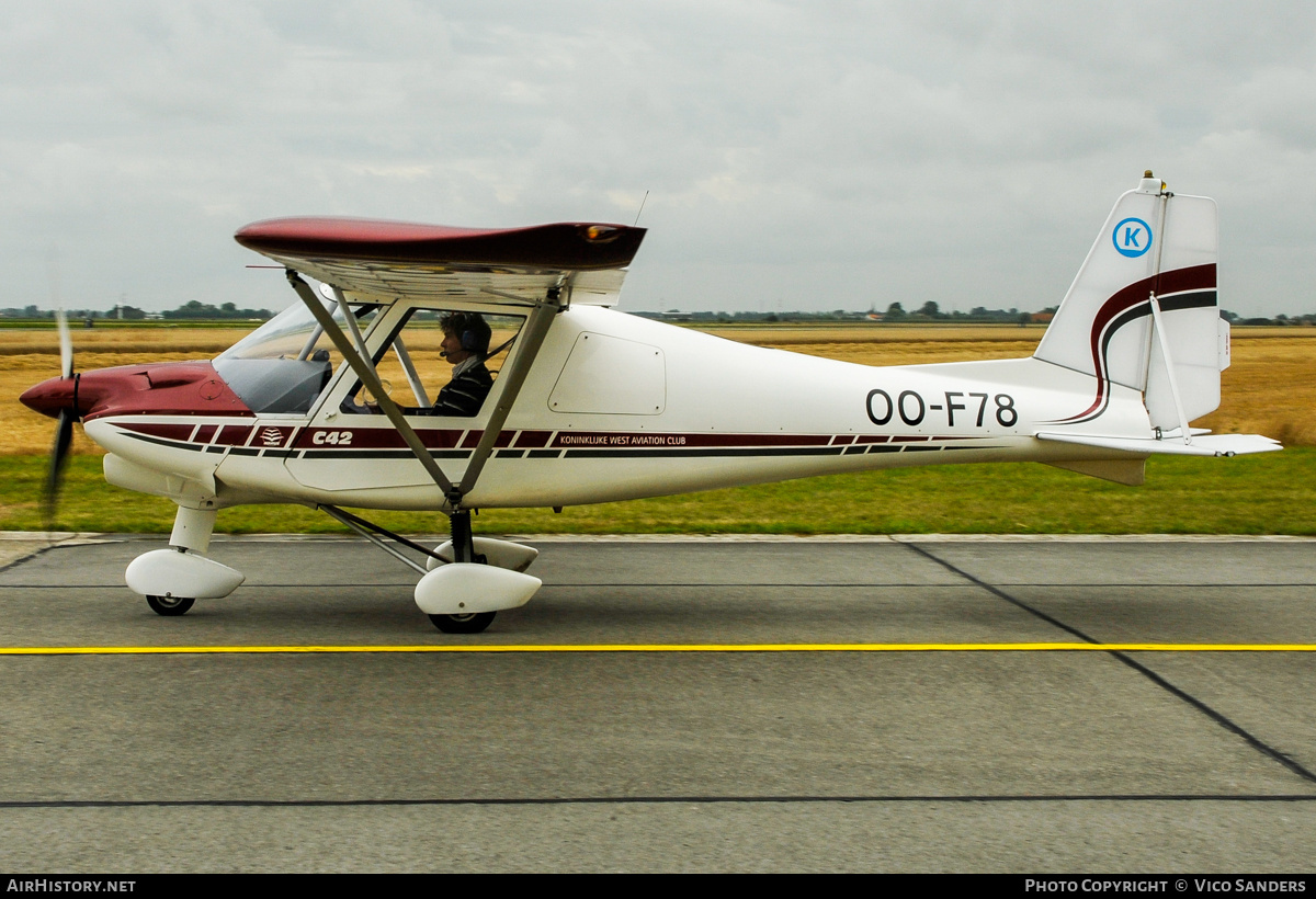 Aircraft Photo of OO-F78 | Comco Ikarus C42 | Koninklijke West Aviation Club | AirHistory.net #773730