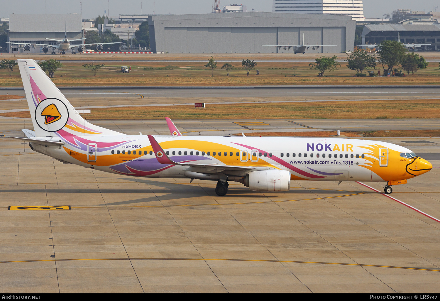 Aircraft Photo of HS-DBX | Boeing 737-800 | Nok Air | AirHistory.net #773742