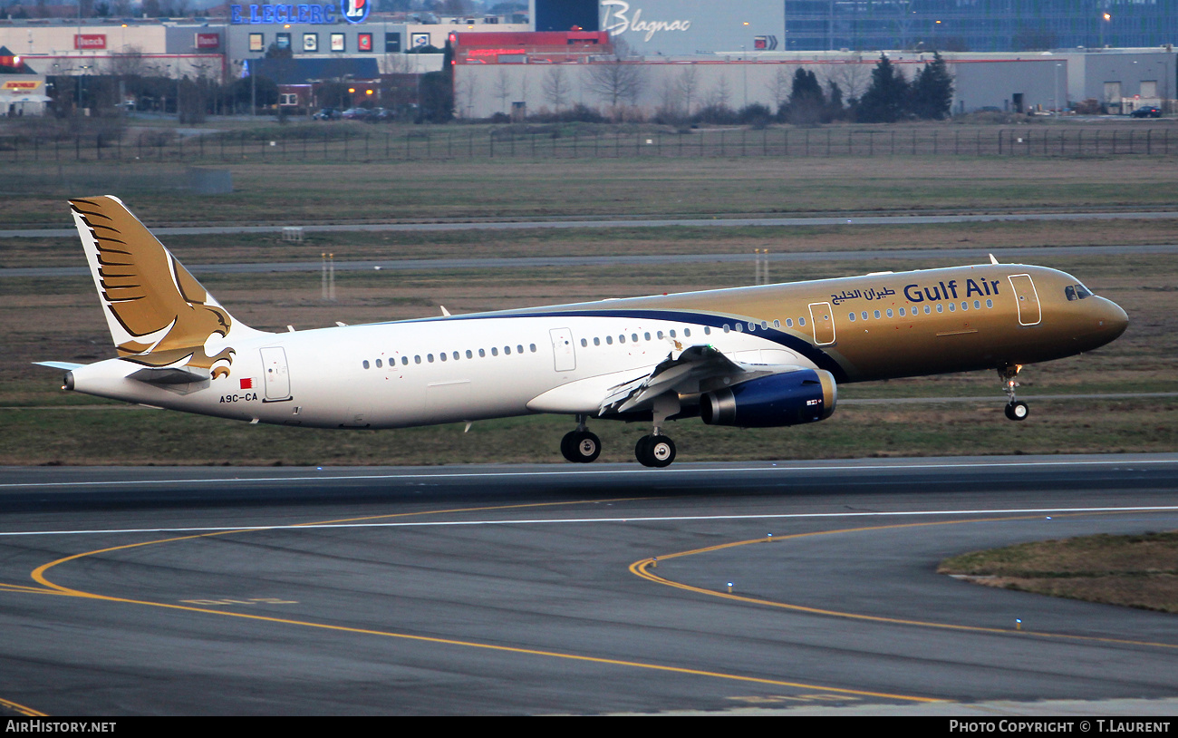 Aircraft Photo of A9C-CA | Airbus A321-231 | Gulf Air | AirHistory.net #773841