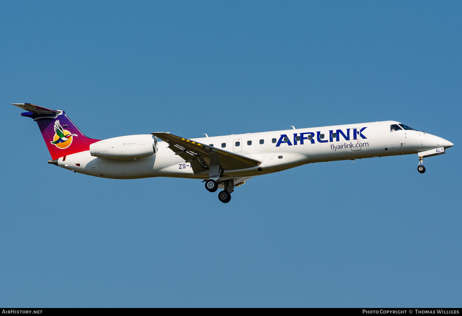 Aircraft Photo of ZS-ALY | Embraer ERJ-140LR (EMB-135KL) | Airlink | AirHistory.net #773842