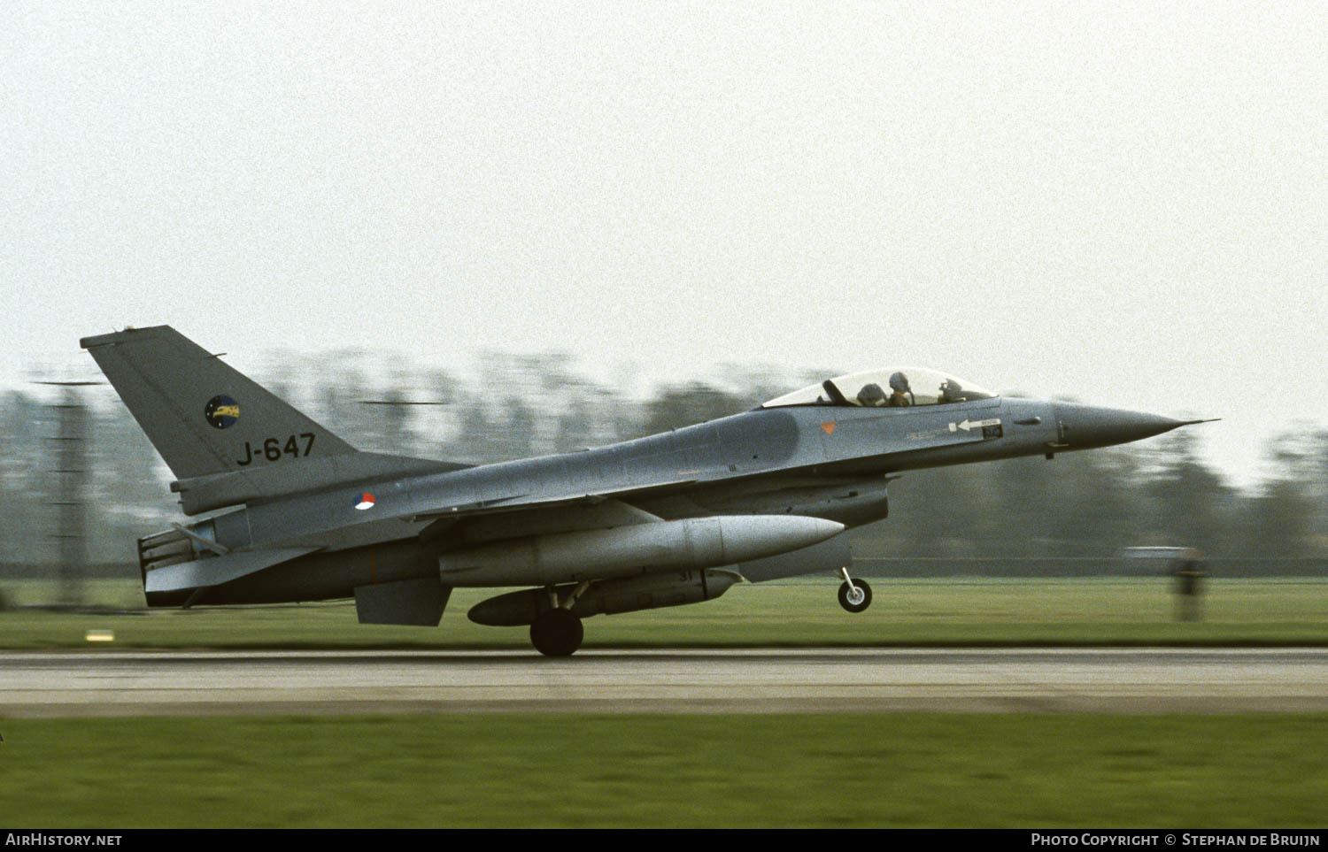 Aircraft Photo of J-647 | General Dynamics F-16A Fighting Falcon | Netherlands - Air Force | AirHistory.net #773843