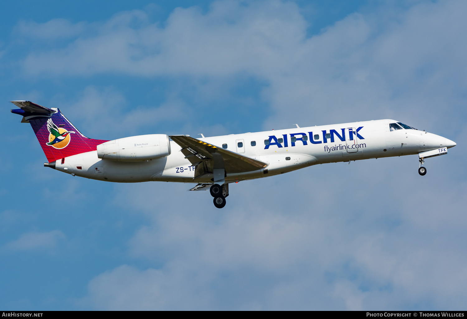 Aircraft Photo of ZS-TFK | Embraer ERJ-135LR (EMB-135LR) | Airlink | AirHistory.net #773864