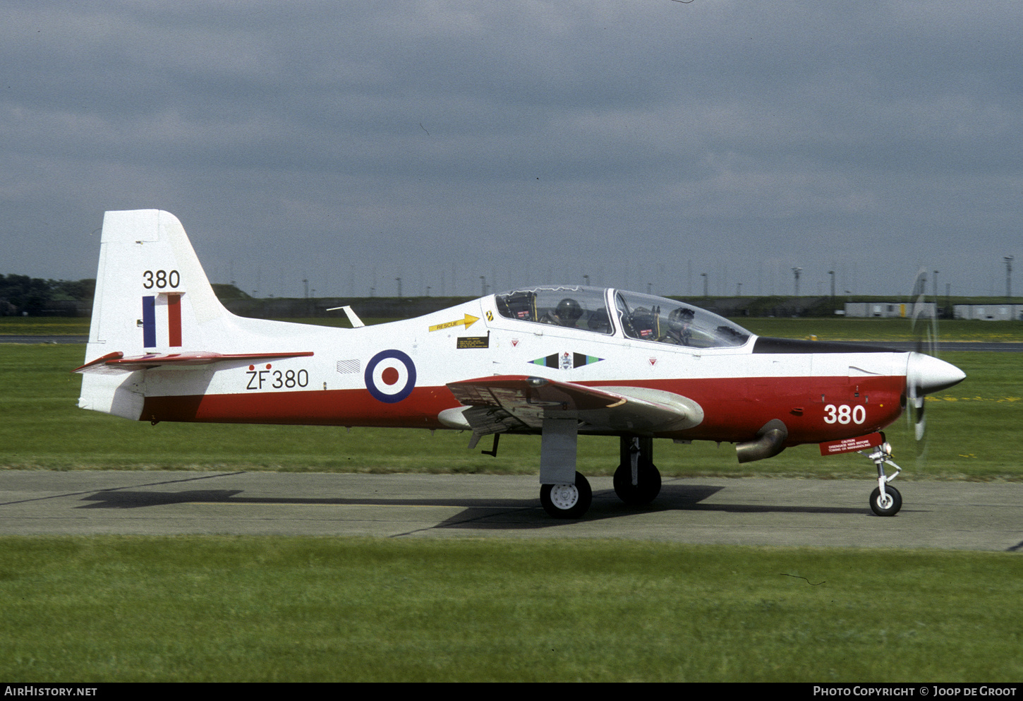 Aircraft Photo of ZF380 | Short S-312 Tucano T1 | UK - Air Force | AirHistory.net #773892