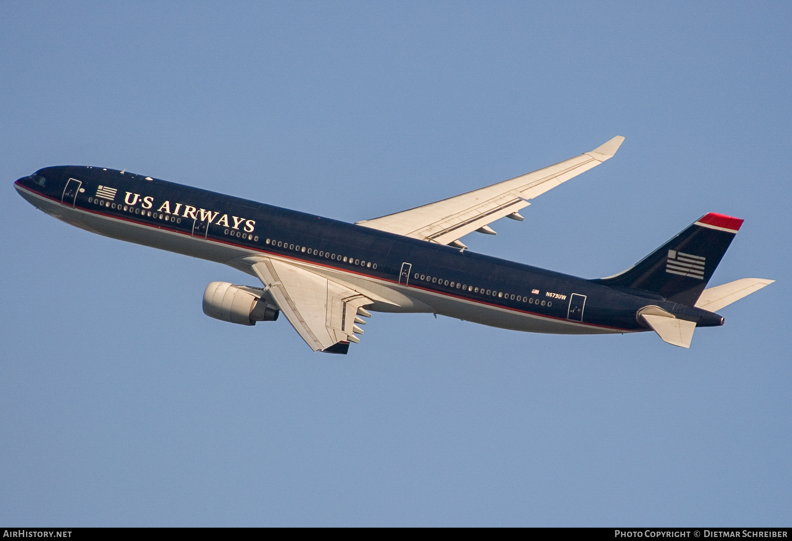 Aircraft Photo of N673UW | Airbus A330-323 | US Airways | AirHistory.net #773910