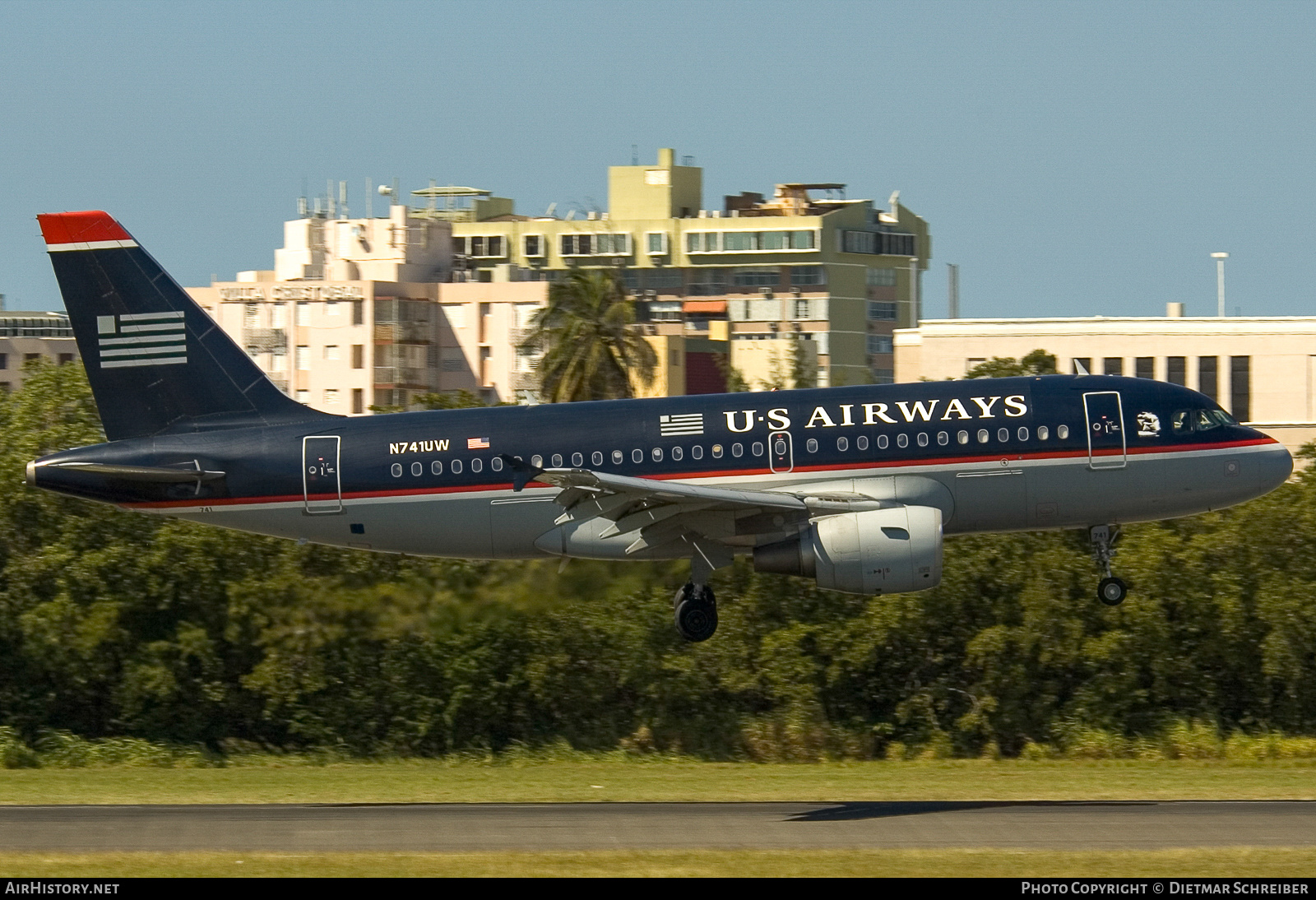 Aircraft Photo of N741UW | Airbus A319-112 | US Airways | AirHistory.net #773913
