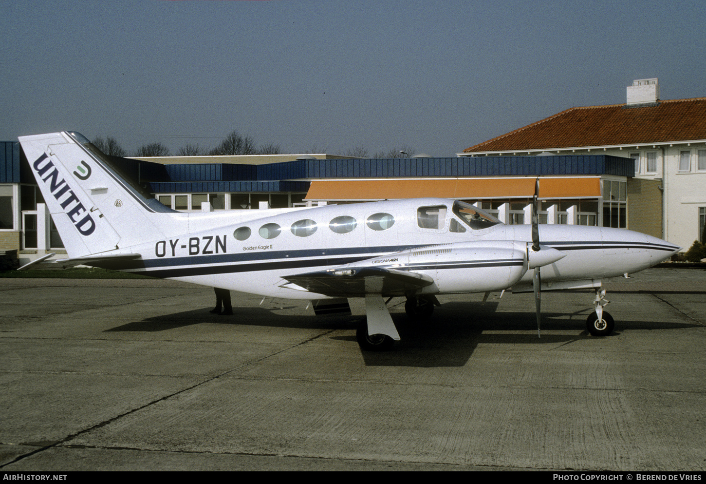 Aircraft Photo of OY-BZN | Cessna 421C Golden Eagle II | United Europe Airways | AirHistory.net #773914