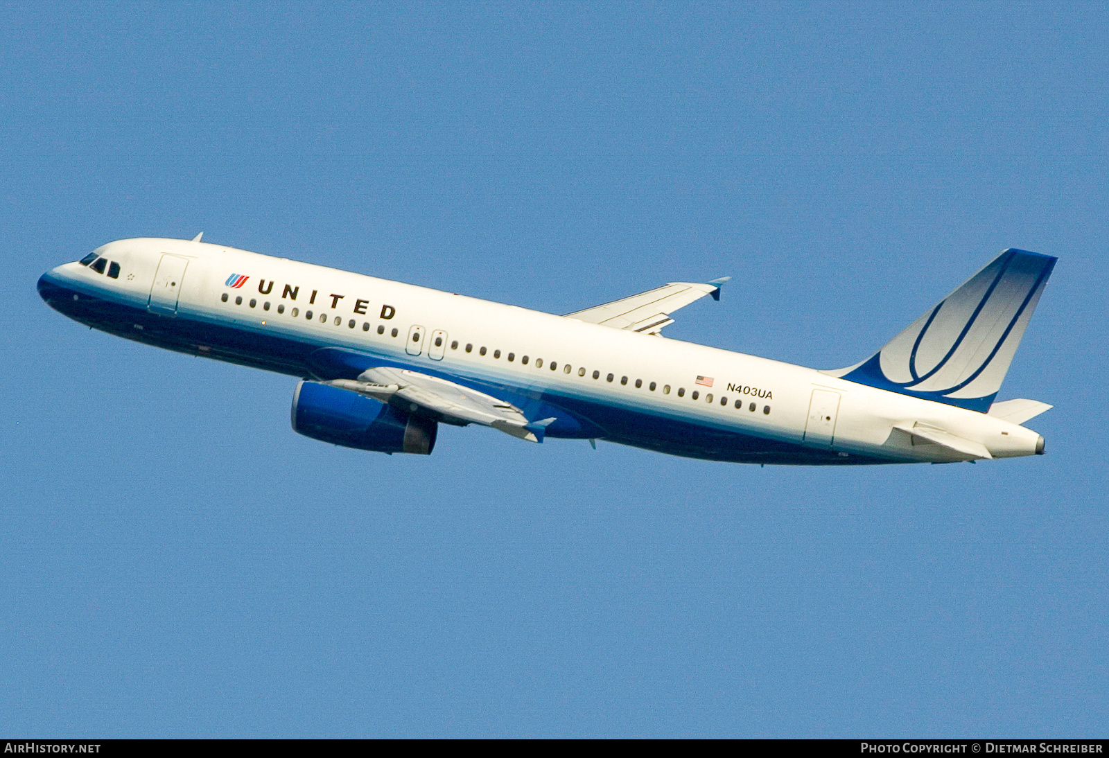 Aircraft Photo of N403UA | Airbus A320-232 | United Airlines | AirHistory.net #773931
