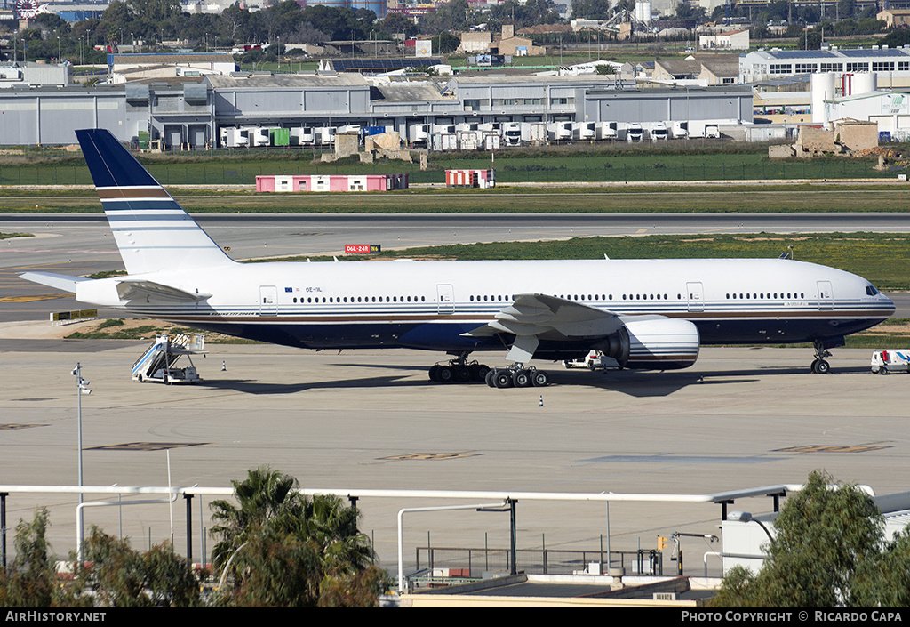 Aircraft Photo of OE-IIL | Boeing 777-219/ER | Privilege Style | AirHistory.net #773946