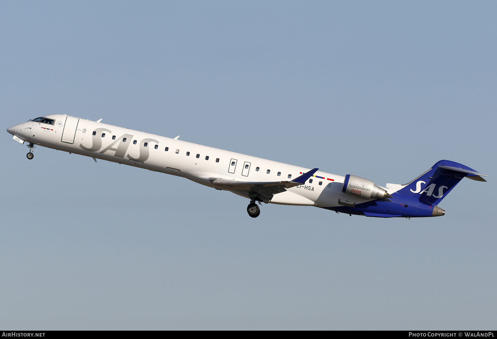 Aircraft Photo of EI-HSA | Bombardier CRJ-900LR (CL-600-2D24) | Scandinavian Airlines - SAS | AirHistory.net #773954