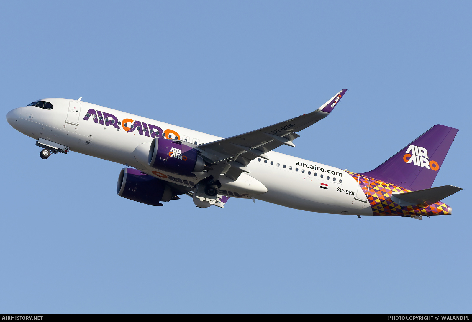 Aircraft Photo of SU-BVM | Airbus A320-251N | Air Cairo | AirHistory.net #773967