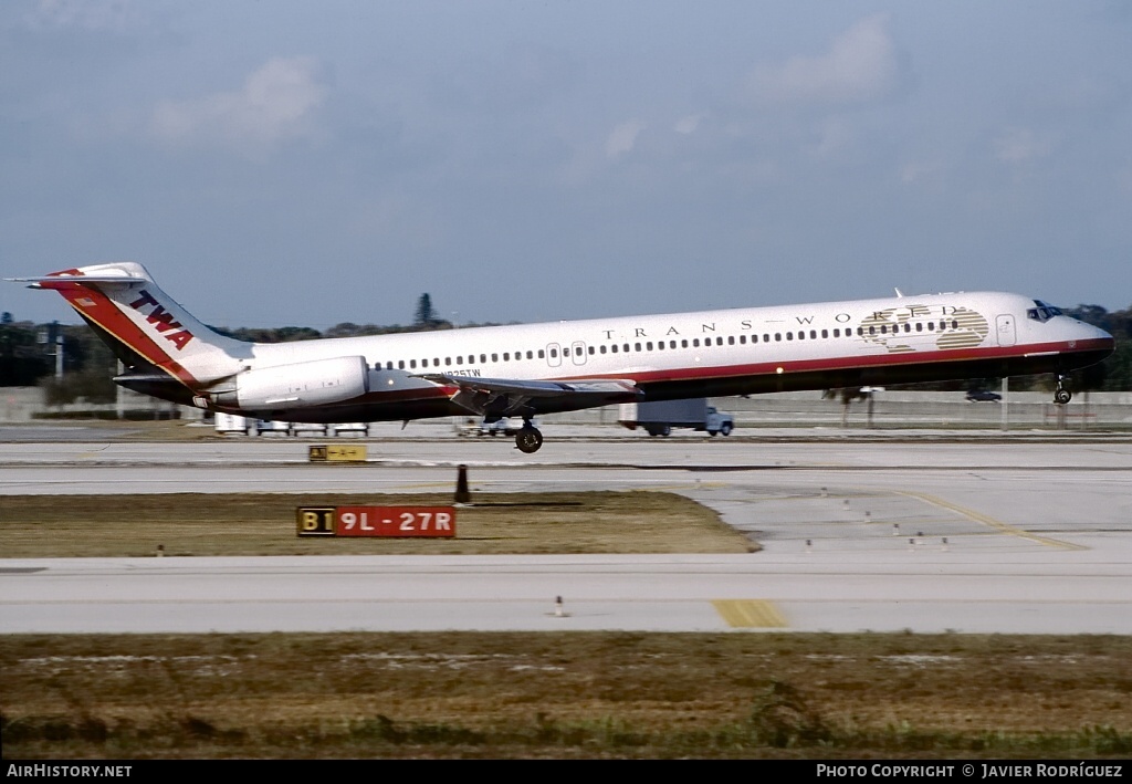 Aircraft Photo of N925TW | McDonnell Douglas MD-82 (DC-9-82) | Trans World Airlines - TWA | AirHistory.net #773980