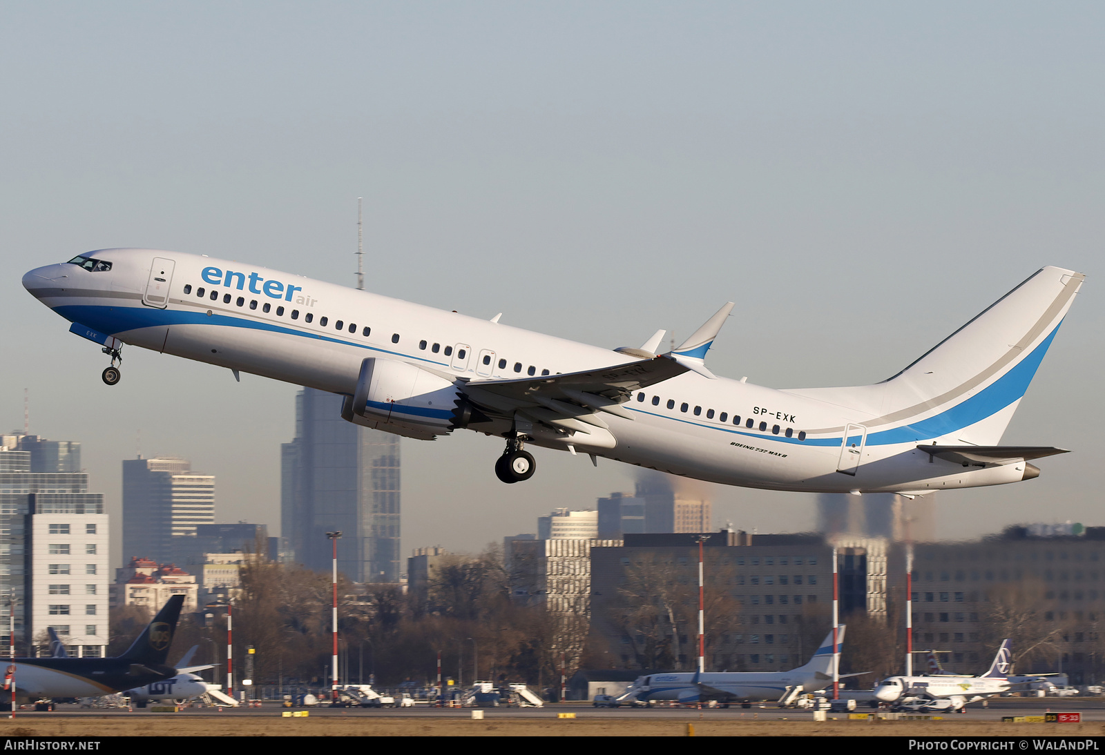 Aircraft Photo of SP-EXK | Boeing 737-8 Max 8 | Enter Air | AirHistory.net #773991