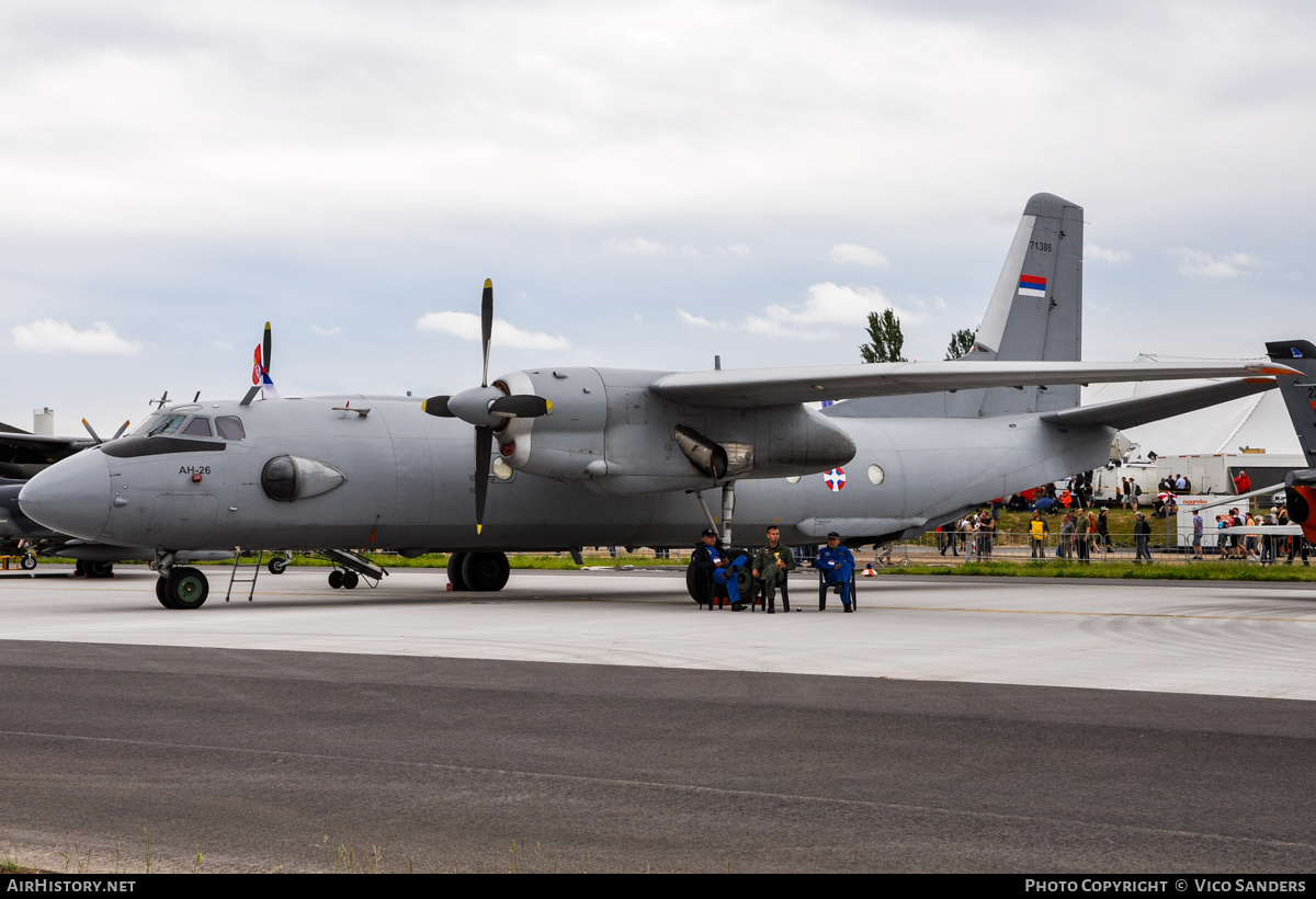 Aircraft Photo of 71386 | Antonov An-26 | Serbia - Air Force | AirHistory.net #774015