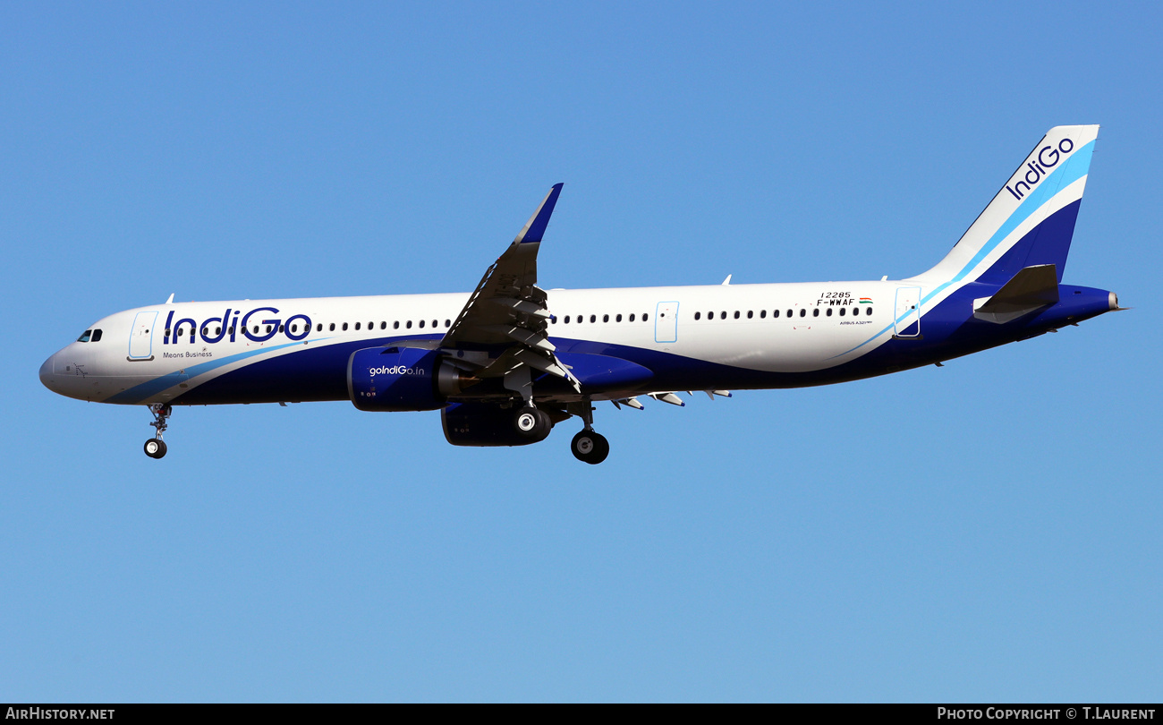Aircraft Photo of F-WWAF | Airbus A321-251NX | IndiGo | AirHistory.net #774028