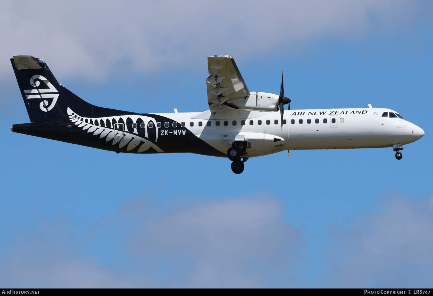 Aircraft Photo of ZK-MVW | ATR ATR-72-600 (ATR-72-212A) | Air New Zealand | AirHistory.net #774051