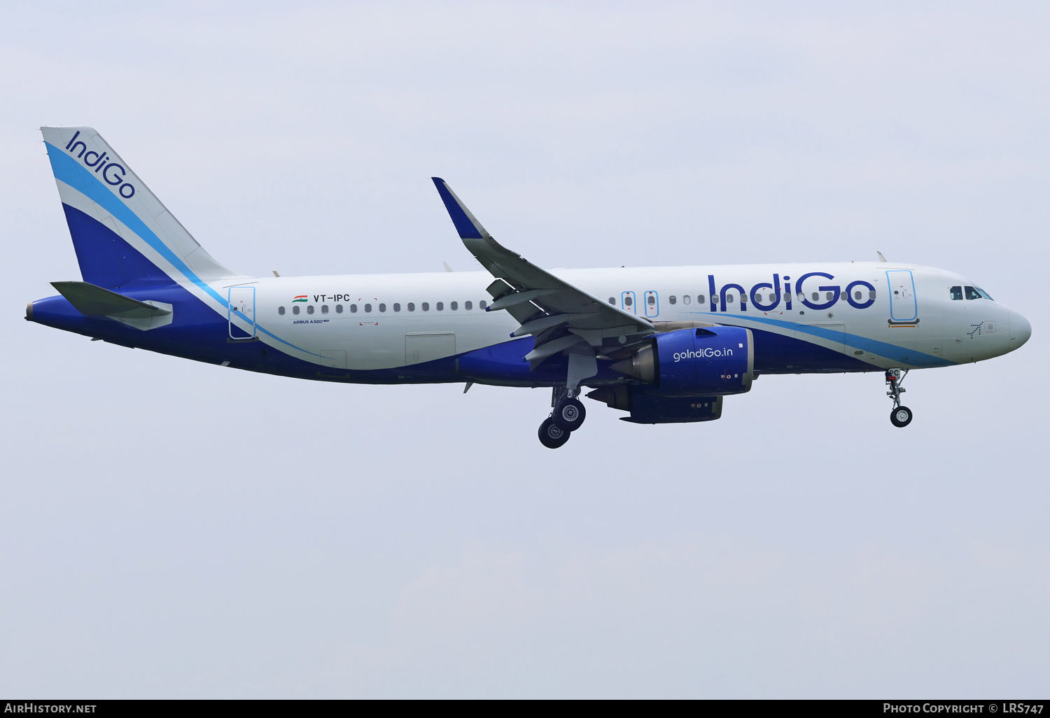 Aircraft Photo of VT-IPC | Airbus A320-251N | IndiGo | AirHistory.net #774071
