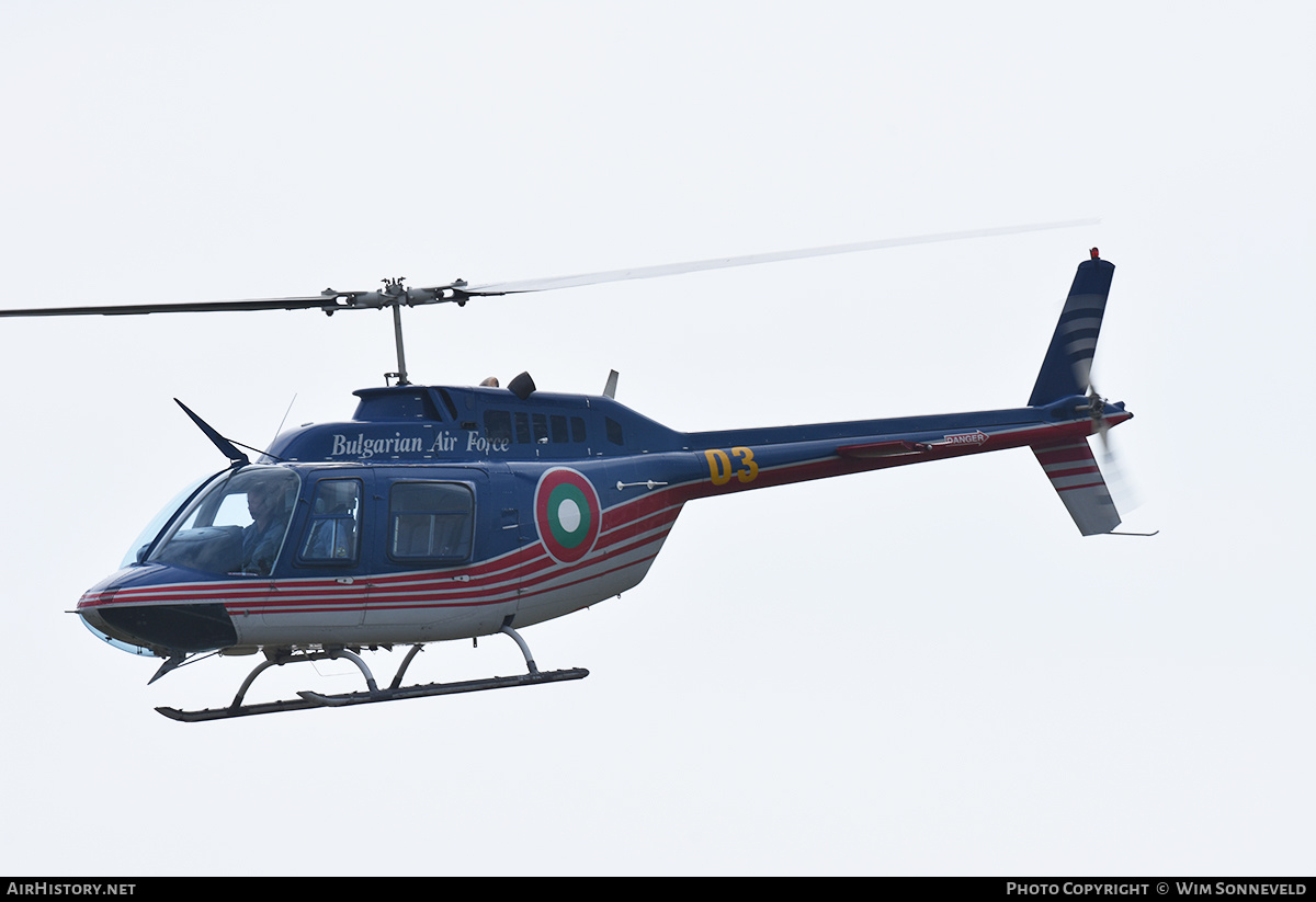 Aircraft Photo of 03 | Bell 206B-3 JetRanger III | Bulgaria - Air Force | AirHistory.net #774093