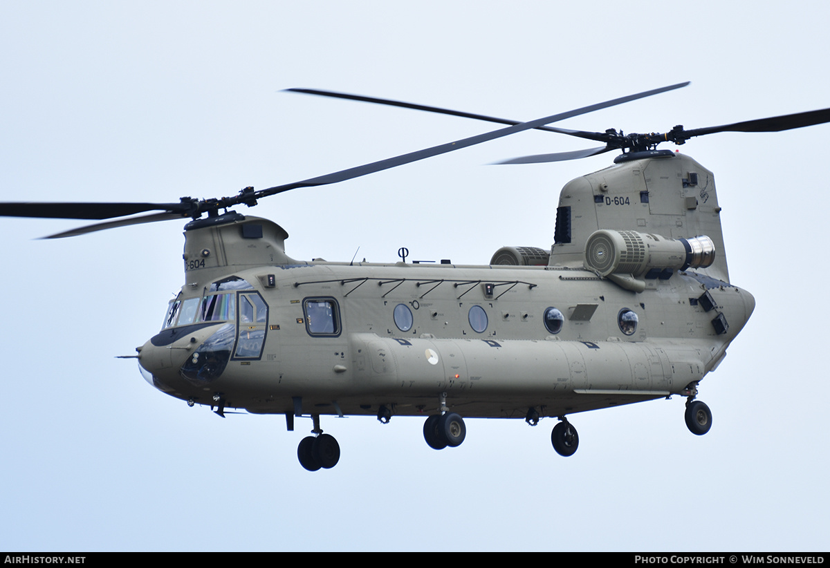 Aircraft Photo of D-604 | Boeing CH-47F Chinook (414) | Netherlands - Air Force | AirHistory.net #774145