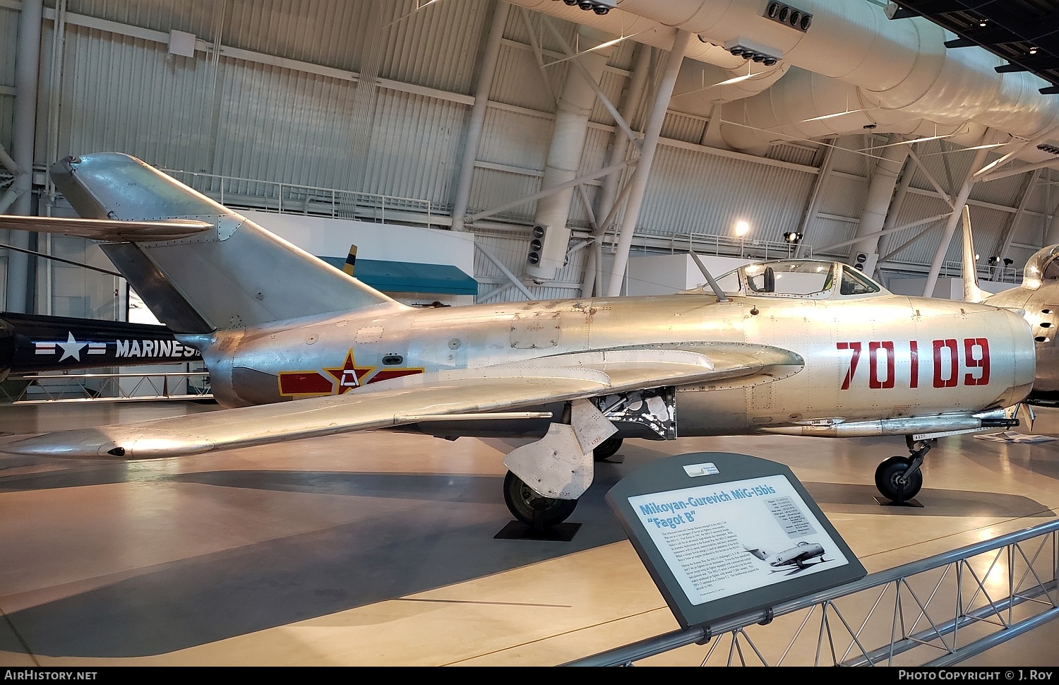 Aircraft Photo of 70109 | Mikoyan-Gurevich MiG-15bis | China - Air Force | AirHistory.net #774165
