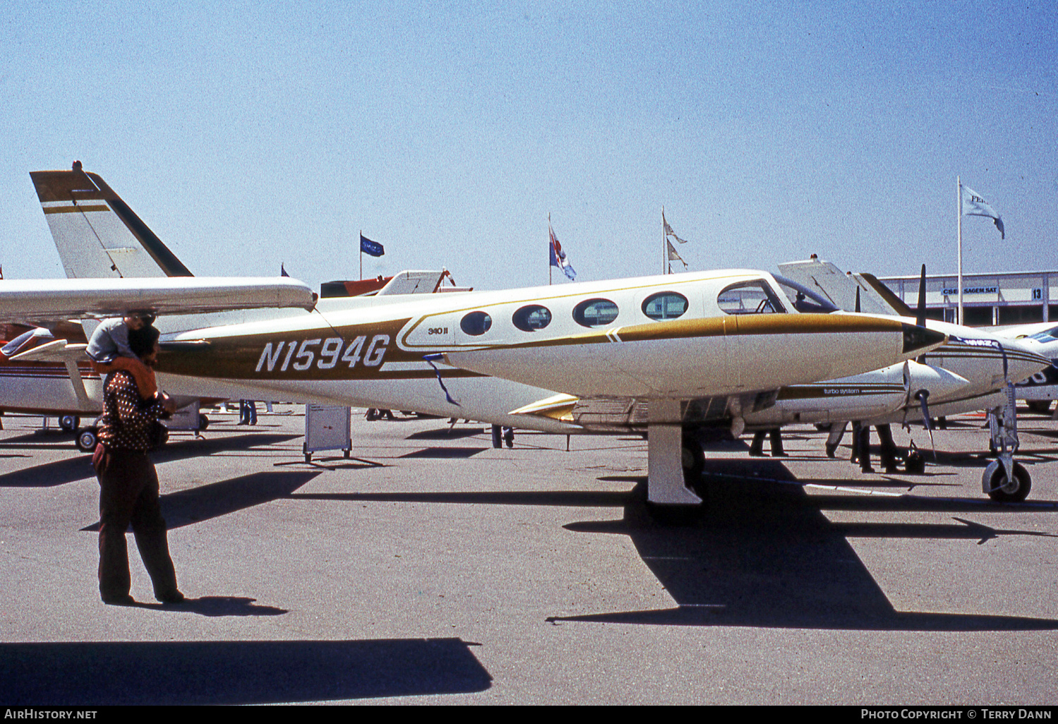 Aircraft Photo of N1594G | Cessna 340A II | AirHistory.net #774170