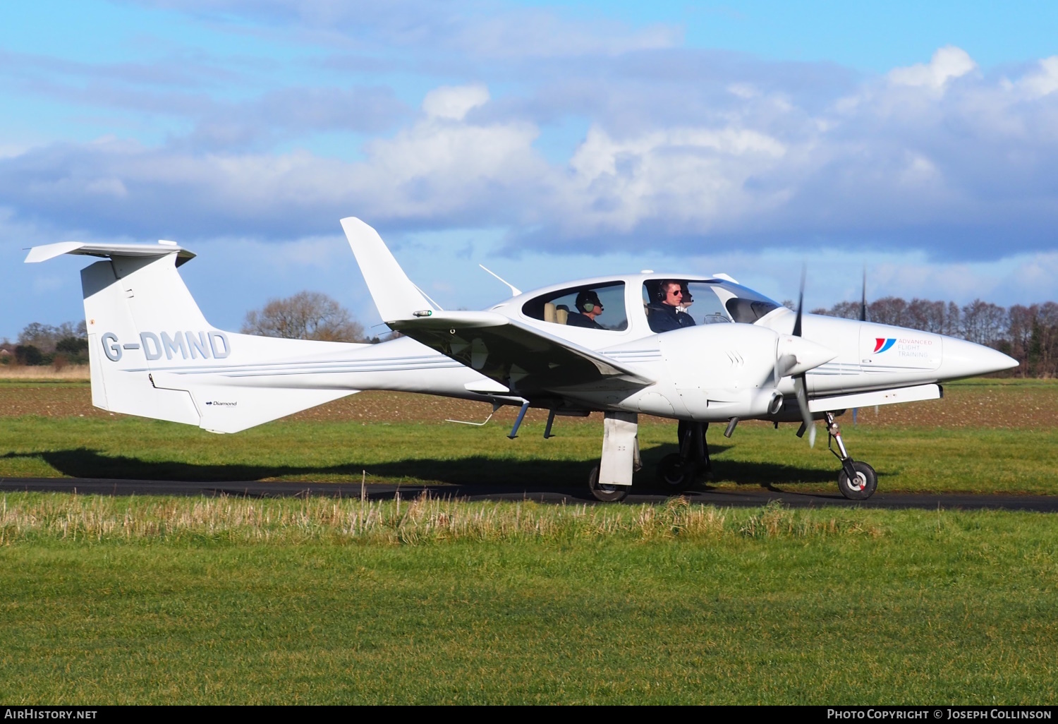Aircraft Photo of G-DMND | Diamond DA42 Twin Star | Advanced Flight Training | AirHistory.net #774179