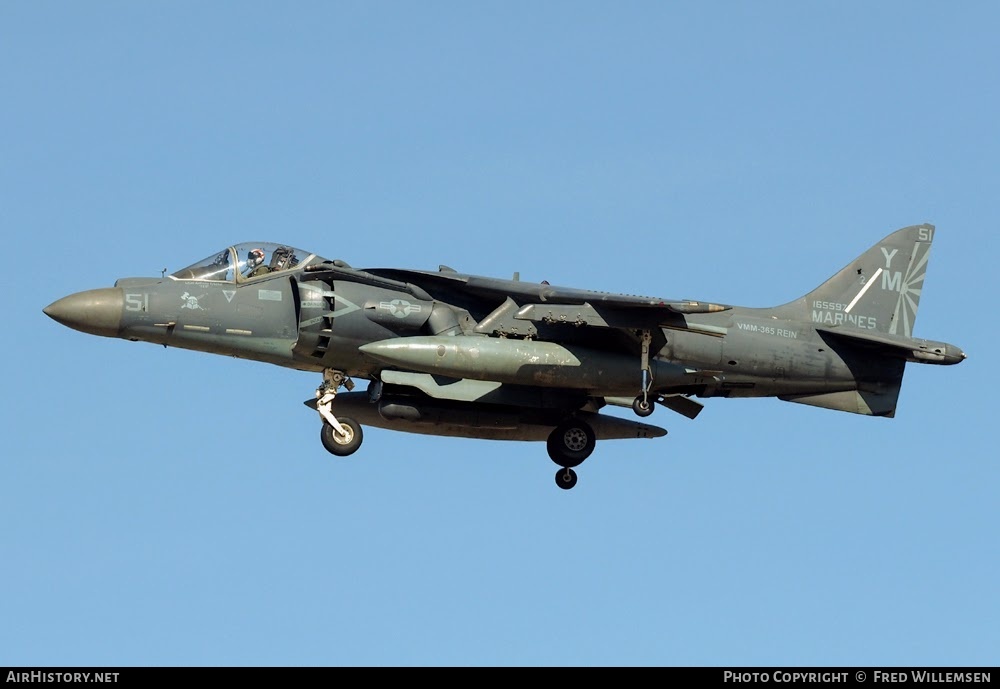 Aircraft Photo of 165597 | Boeing AV-8B(R) Harrier II+ | USA - Marines | AirHistory.net #774201