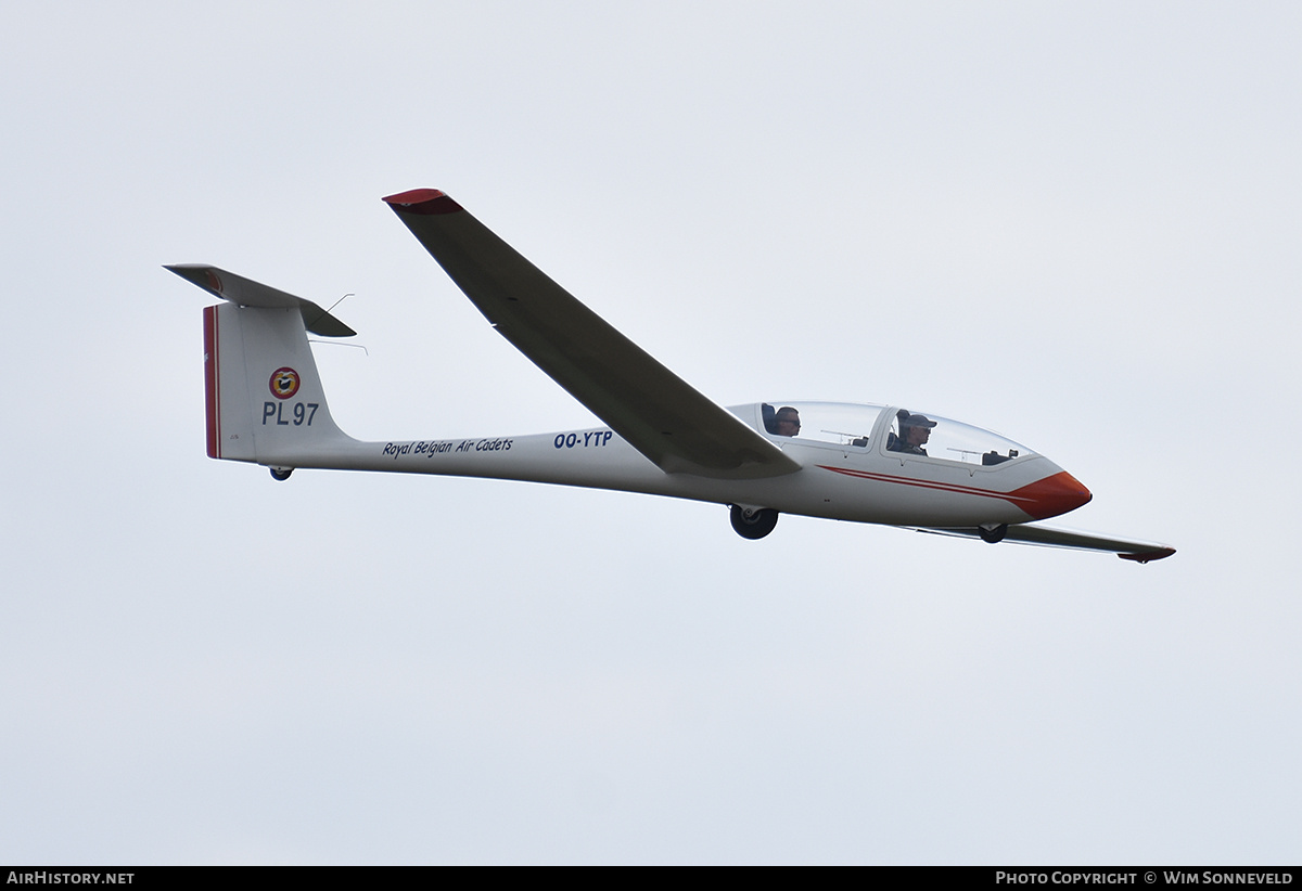 Aircraft Photo of OO-YTP | Grob G-103A Twin II | Royal Belgian Air Cadets | AirHistory.net #774217