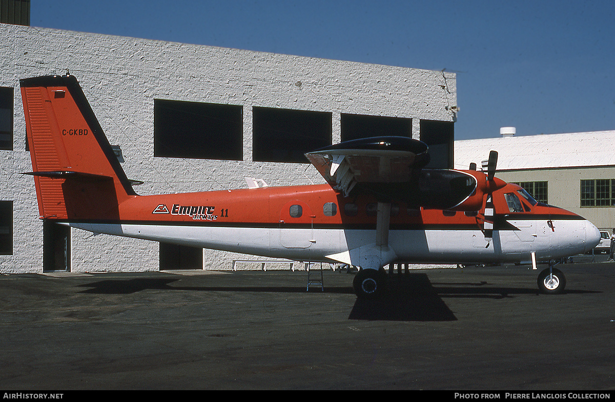 Aircraft Photo of C-GKBD | De Havilland Canada DHC-6-300 Twin Otter | Empire Airways | AirHistory.net #774241