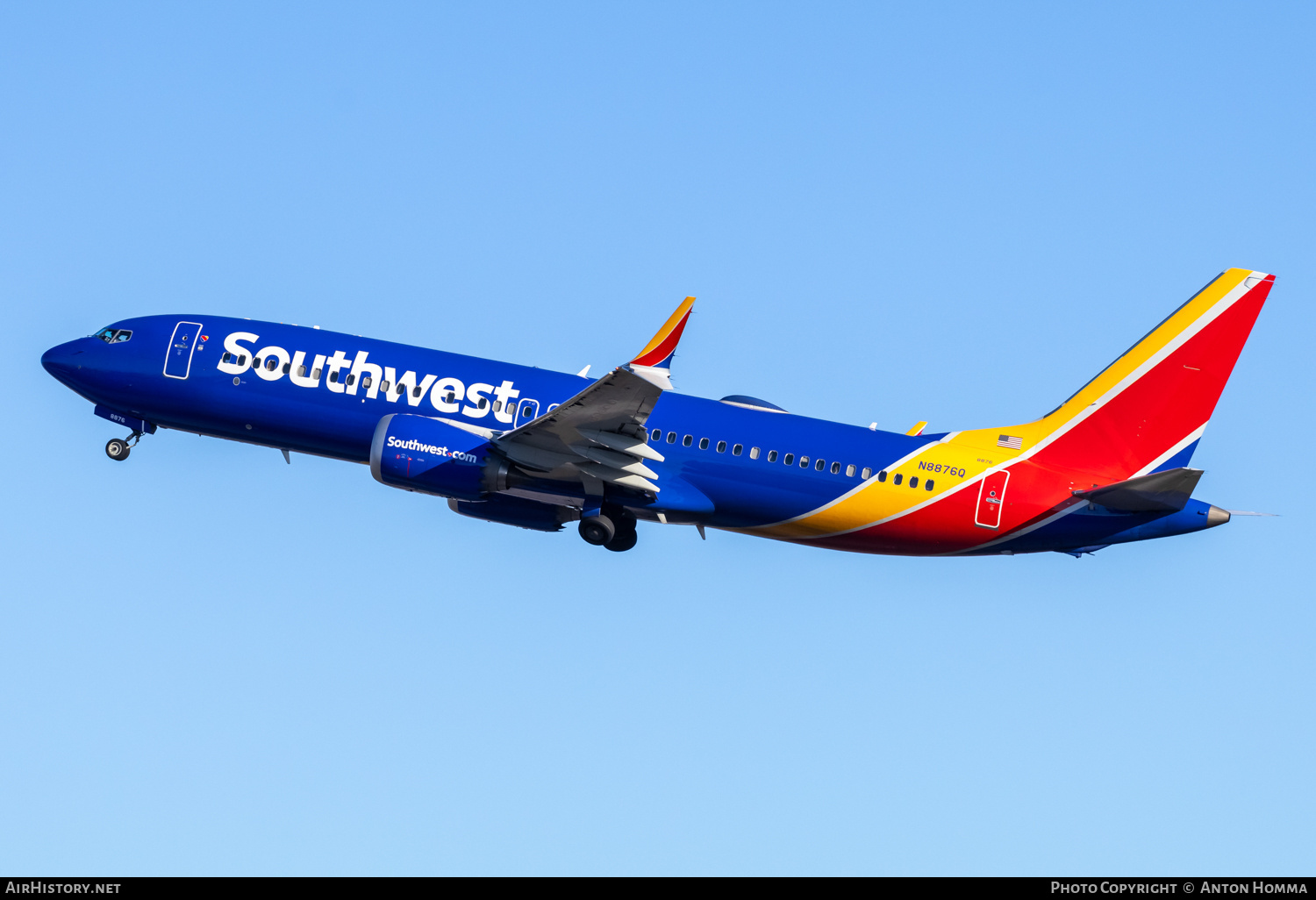 Aircraft Photo of N8876Q | Boeing 737-8 Max 8 | Southwest Airlines | AirHistory.net #774284