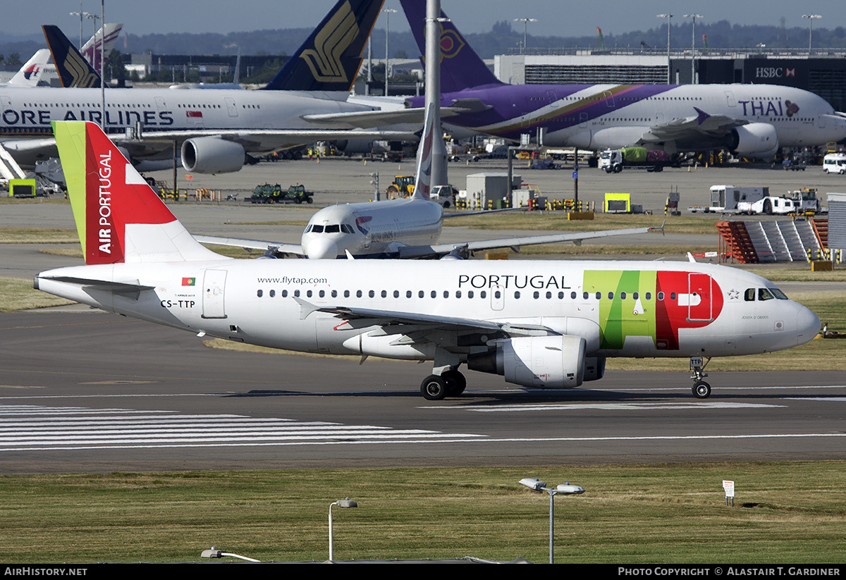 Aircraft Photo of CS-TTP | Airbus A319-111 | TAP Air Portugal | AirHistory.net #774285