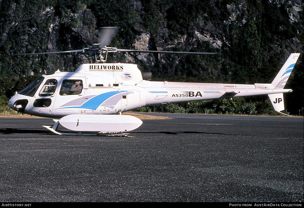Aircraft Photo of ZK-HJP / JP | Aerospatiale AS-350BA Squirrel | Heliworks - Queenstown Helicopters | AirHistory.net #774325