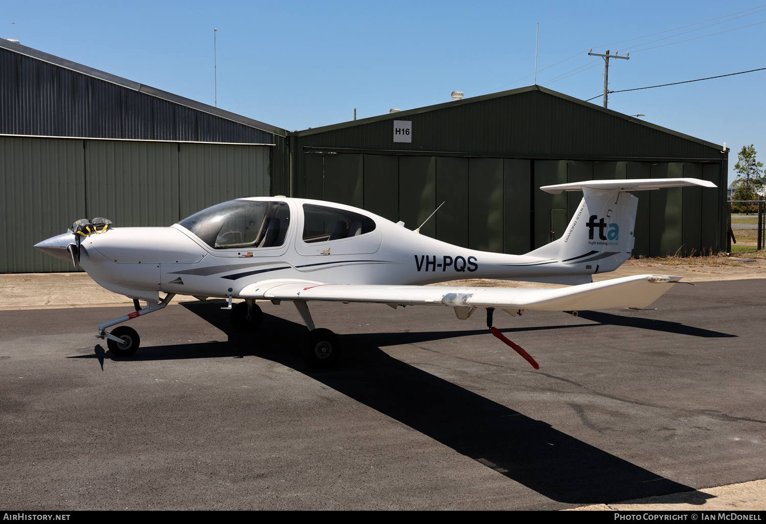 Aircraft Photo of VH-PQS | Diamond DA40-180 Diamond Star CS | Flight Training Adelaide - FTA | AirHistory.net #774326