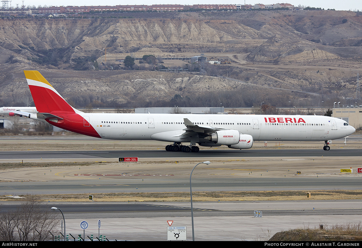Aircraft Photo of EC-JBA | Airbus A340-642 | Iberia | AirHistory.net #774341