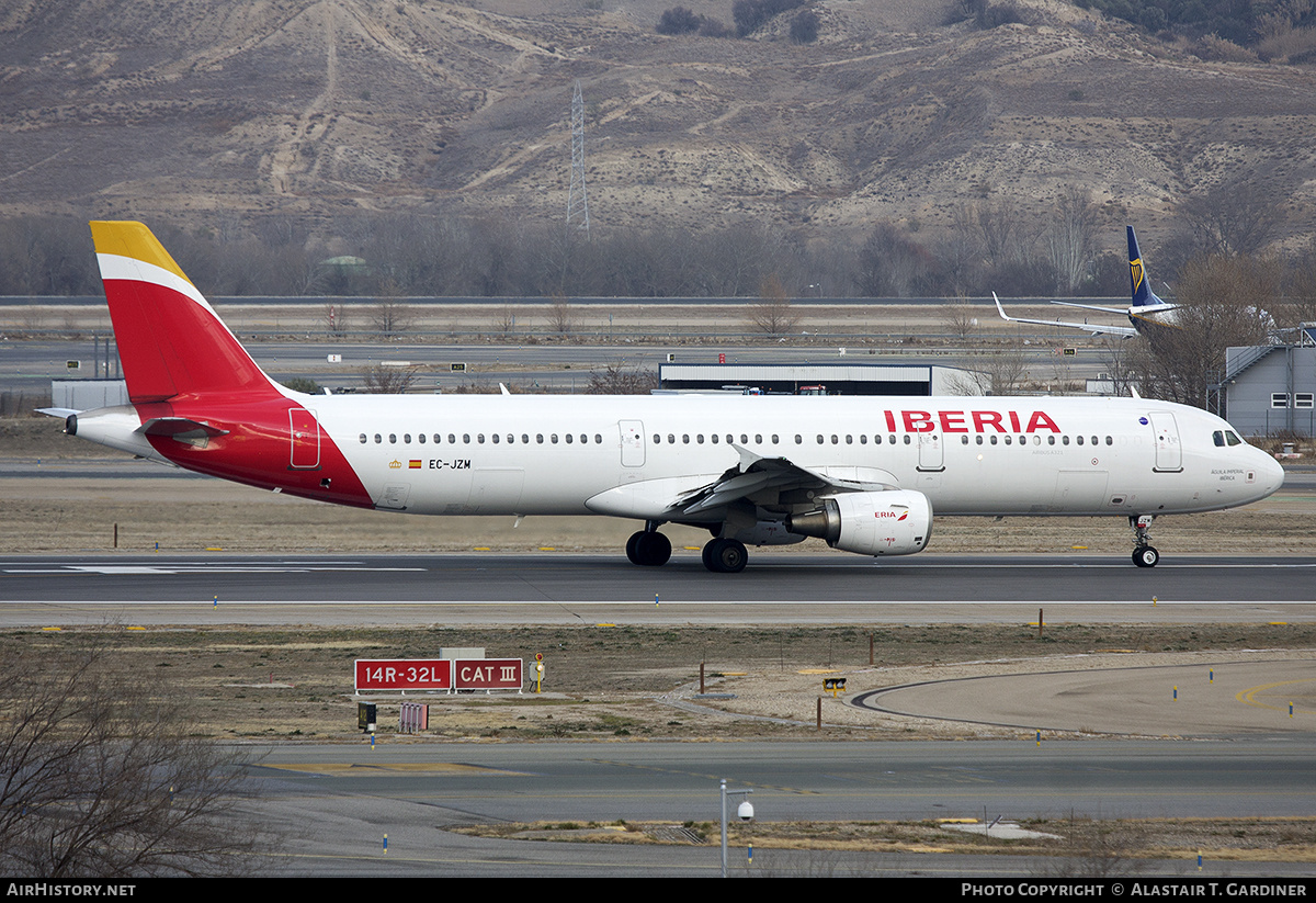 Aircraft Photo of EC-JZM | Airbus A321-212 | Iberia | AirHistory.net #774347