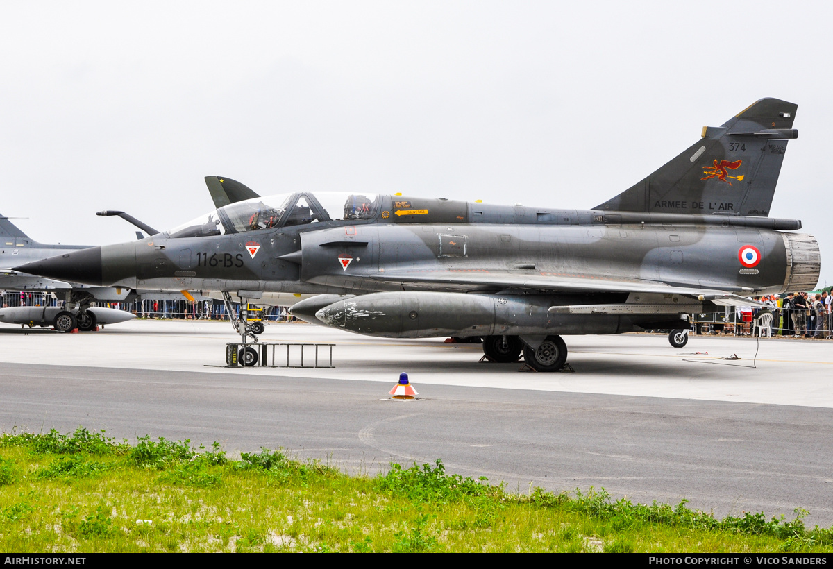 Aircraft Photo of 374 | Dassault Mirage 2000N | France - Air Force | AirHistory.net #774395