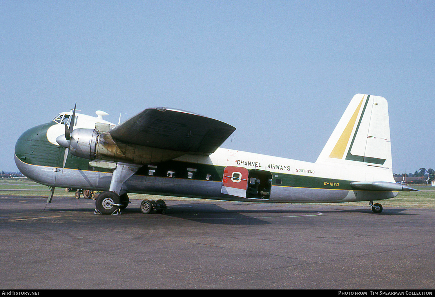 Aircraft Photo of G-AIFO | Bristol 170 Freighter Mk21E | Channel Airways | AirHistory.net #774419