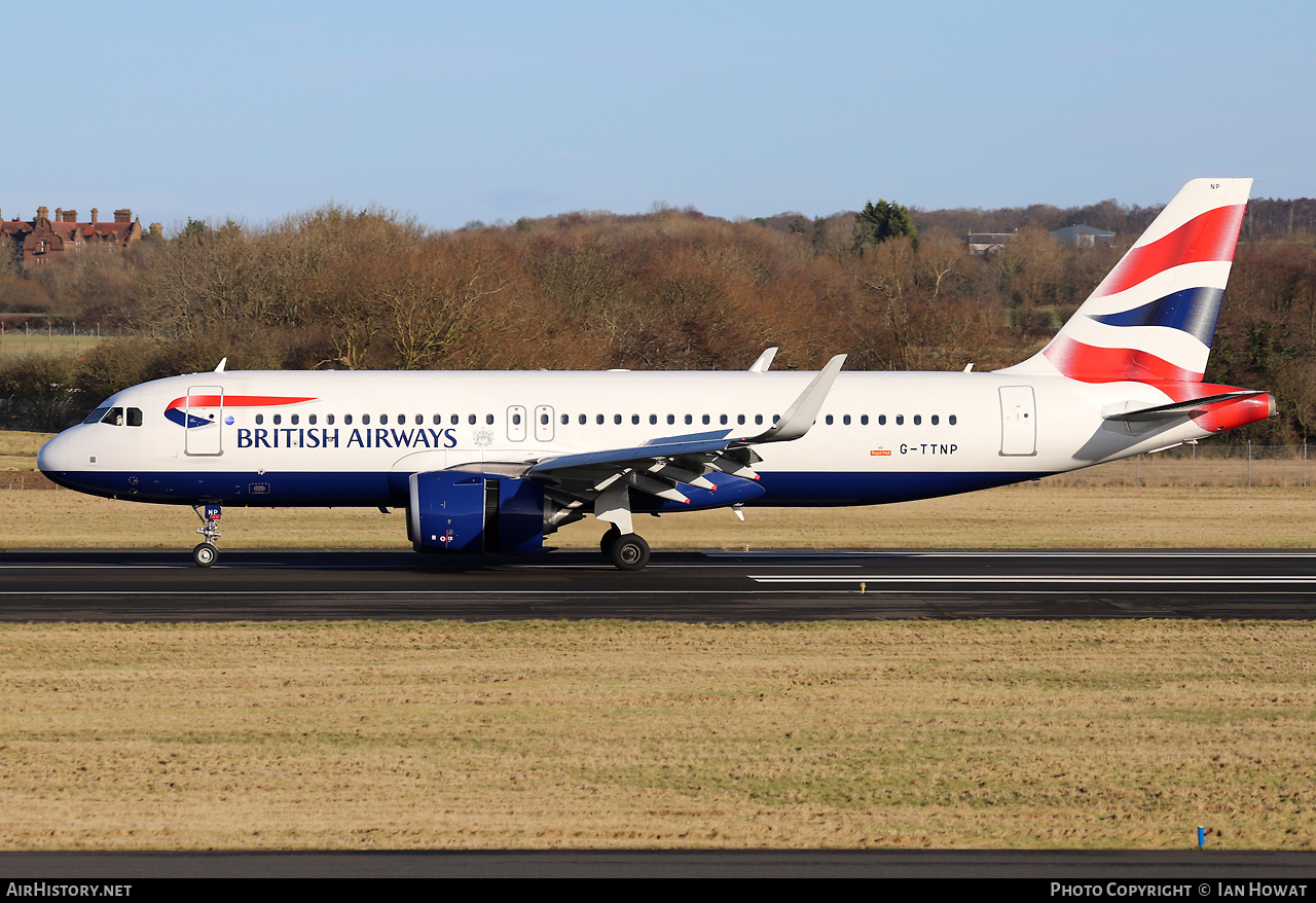 Aircraft Photo of G-TTNP | Airbus A320-251N | British Airways | AirHistory.net #774476