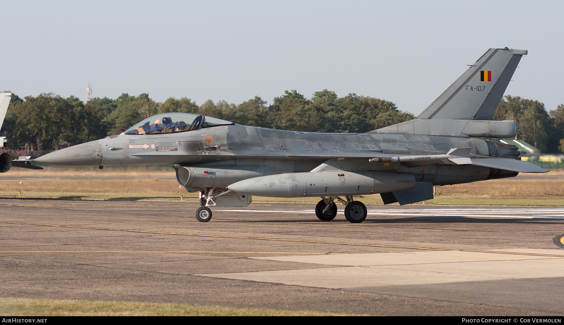 Aircraft Photo of FA107 | General Dynamics F-16AM Fighting Falcon | Belgium - Air Force | AirHistory.net #774554