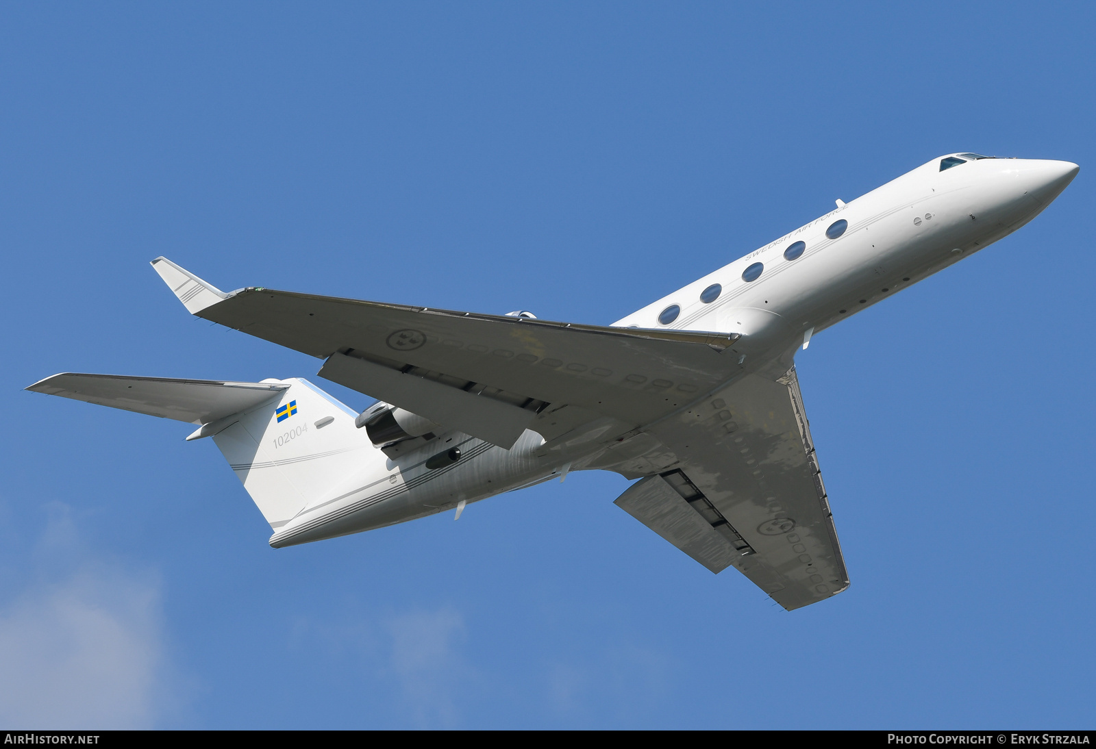 Aircraft Photo of 102004 | Gulfstream Aerospace Tp102C Gulfstream IV | Sweden - Air Force | AirHistory.net #774591