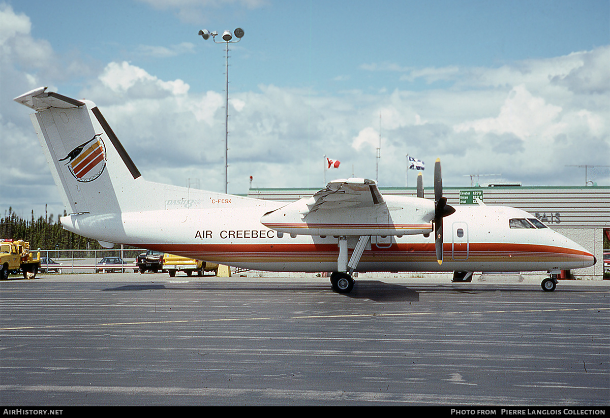 Aircraft Photo of C-FCSK | De Havilland Canada DHC-8-102 Dash 8 | Air Creebec | AirHistory.net #774597