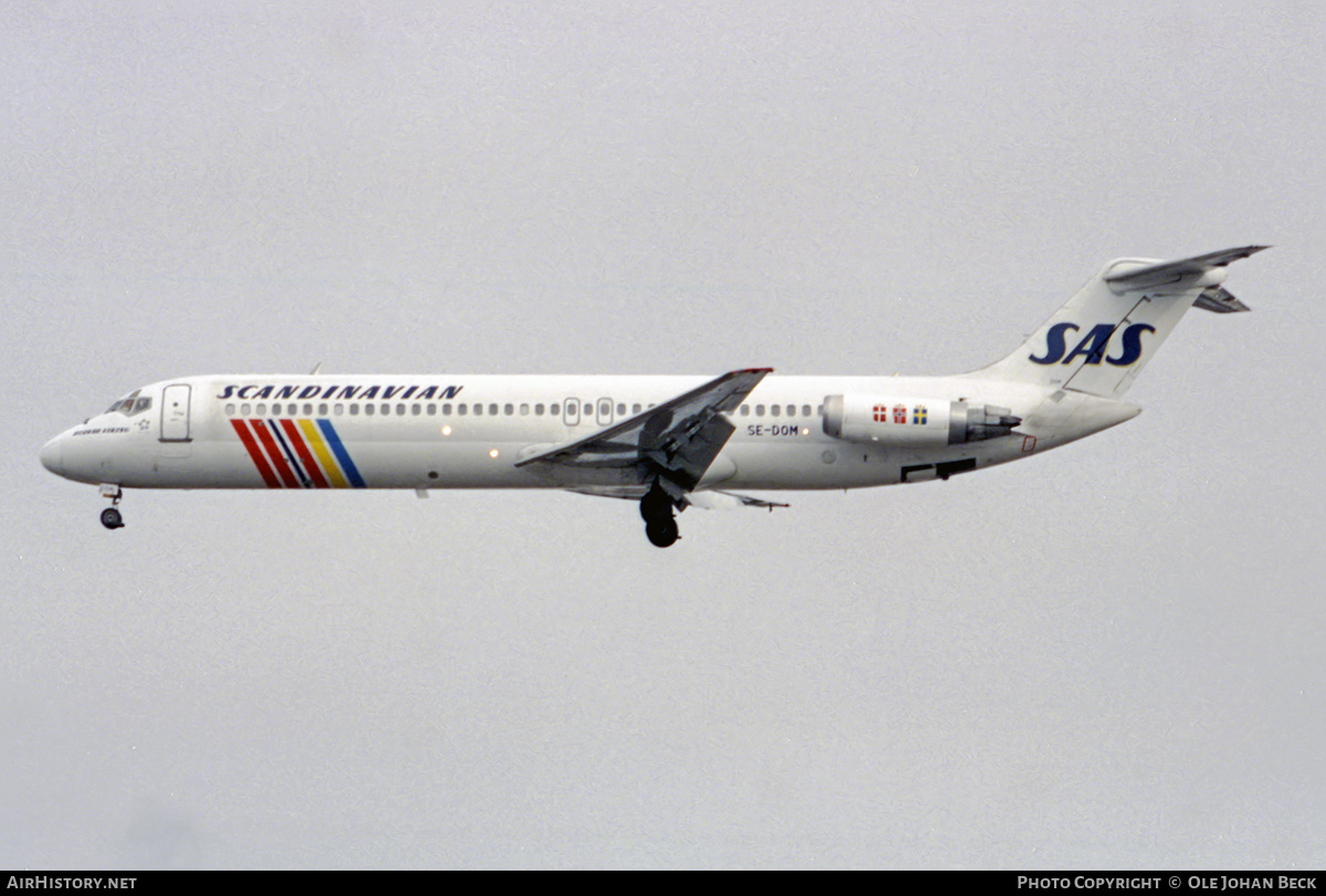 Aircraft Photo of SE-DOM | McDonnell Douglas DC-9-41 | Scandinavian Airlines - SAS | AirHistory.net #774607