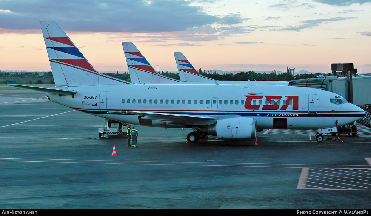 Aircraft Photo of OK-XGV | Boeing 737-5H6 | ČSA - Czech Airlines | AirHistory.net #774632