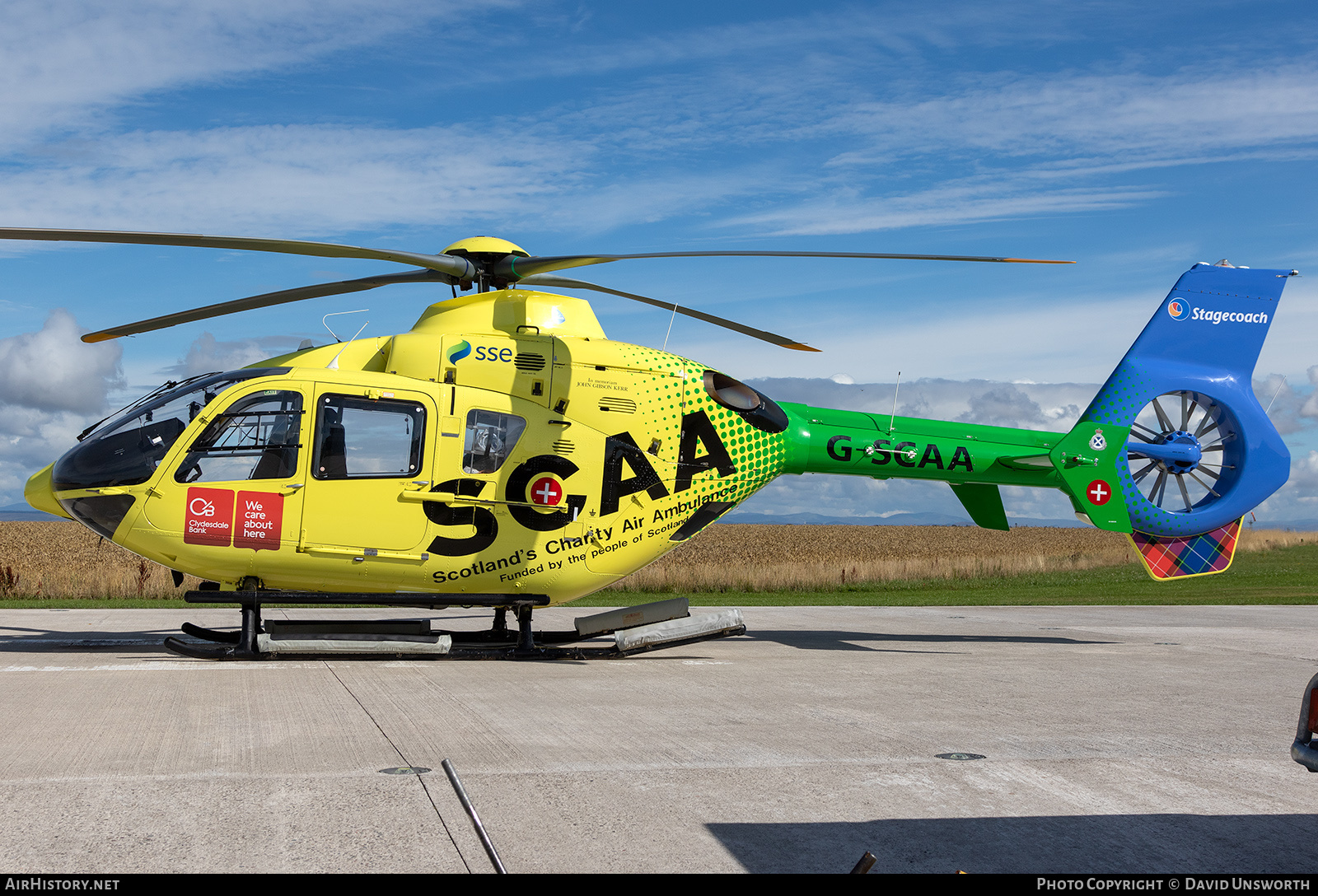 Aircraft Photo of G-SCAA | Eurocopter EC-135T-2+ | Stagecoach | AirHistory.net #774651