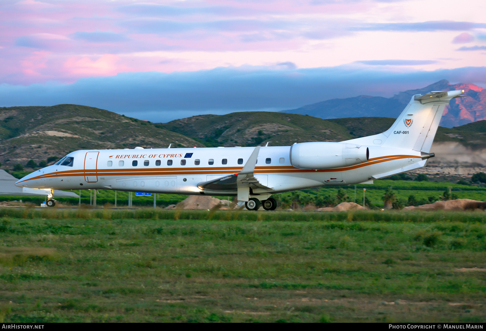 Aircraft Photo of CAF-001 | Embraer Legacy 600 (EMB-135BJ) | Cyprus - Air Force | AirHistory.net #774682